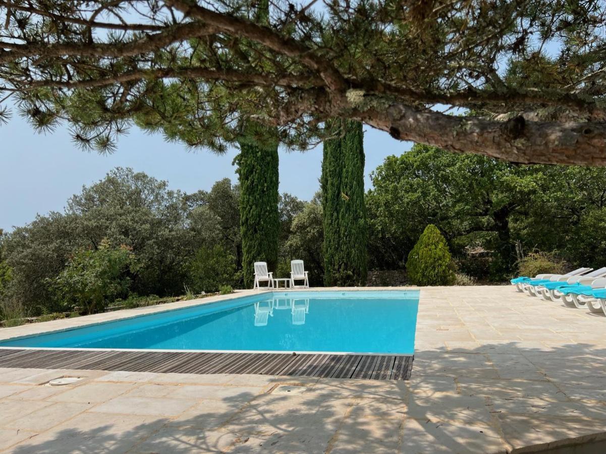 Luxurious Family House With Pool In Ardeche. Villa Les Vans Luaran gambar