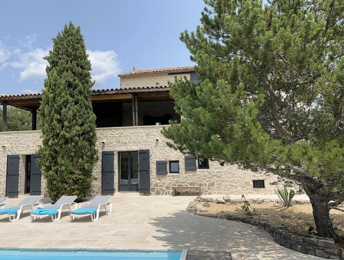 Luxurious Family House With Pool In Ardeche. Villa Les Vans Luaran gambar