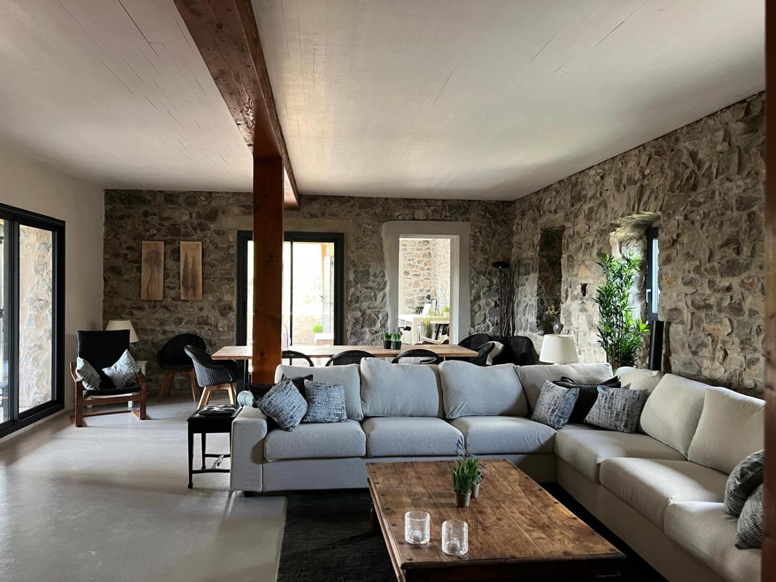 Luxurious Family House With Pool In Ardeche. Villa Les Vans Luaran gambar